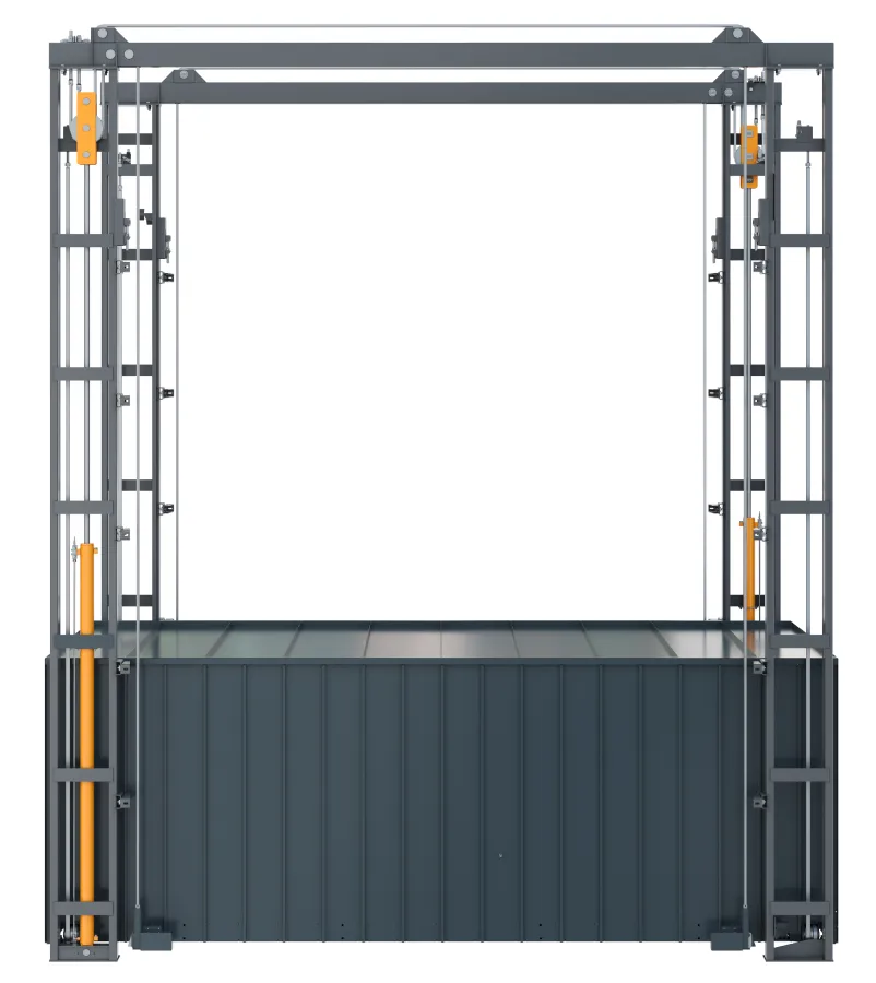 4х колонный гидравлический подъемник 5000 кг, 9 м Фото 