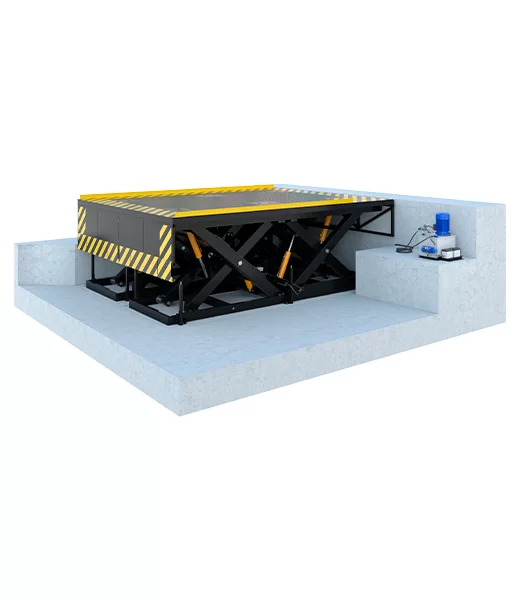 Подъемный стол 2000 кг, 12 м Фото 