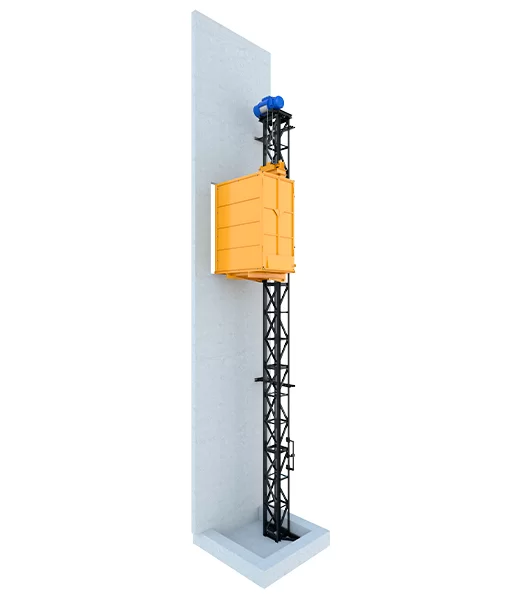 Одномачтовый подъемник 1000 кг, 15 м Фото 