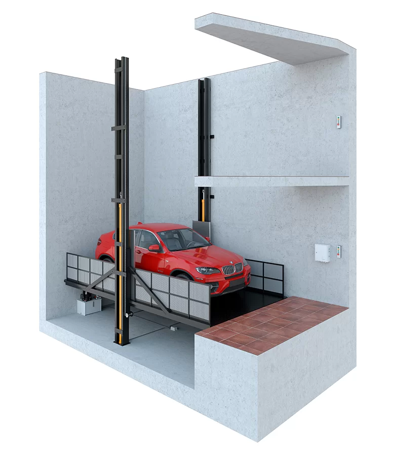 Двухколонный автомобильный лифт - 3000 кг Фото