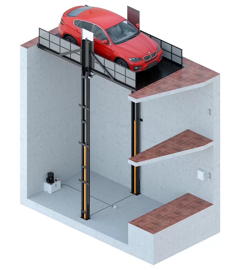 Двухколонный автомобильный лифт - 5000 кг Фото 