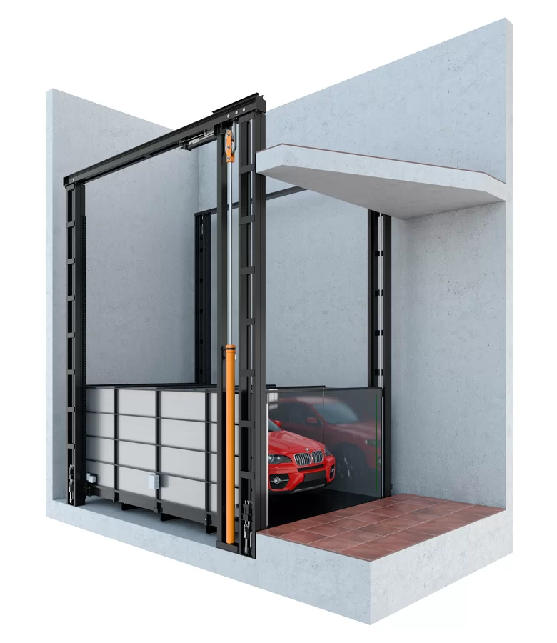 Четырехколонный автомобильный лифт - 10000 кг Фото