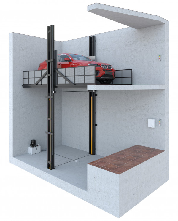 Двухколонный автомобильный лифт - 5000 кг Фото