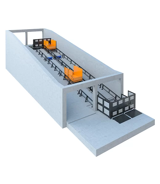Наклонный грузовой подъемник 1500 кг Фото 