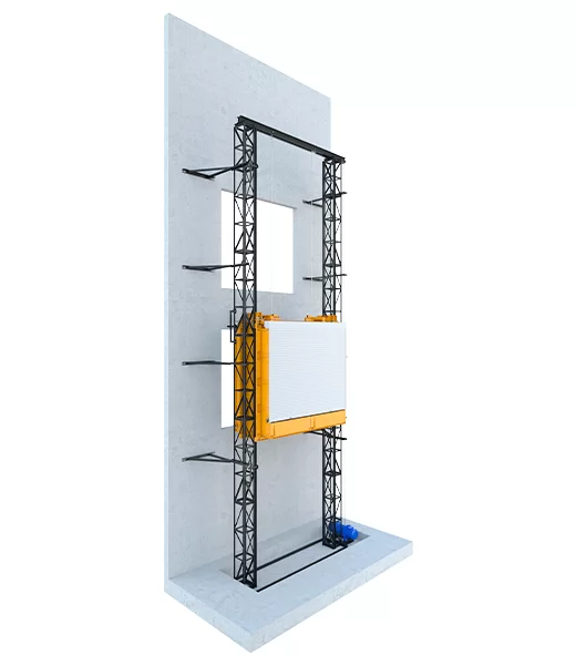 Двухмачтовый подъемник 500 кг, 24 м Фото 